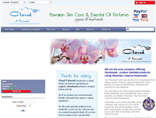 Tablet Screenshot of cloudninehi.com